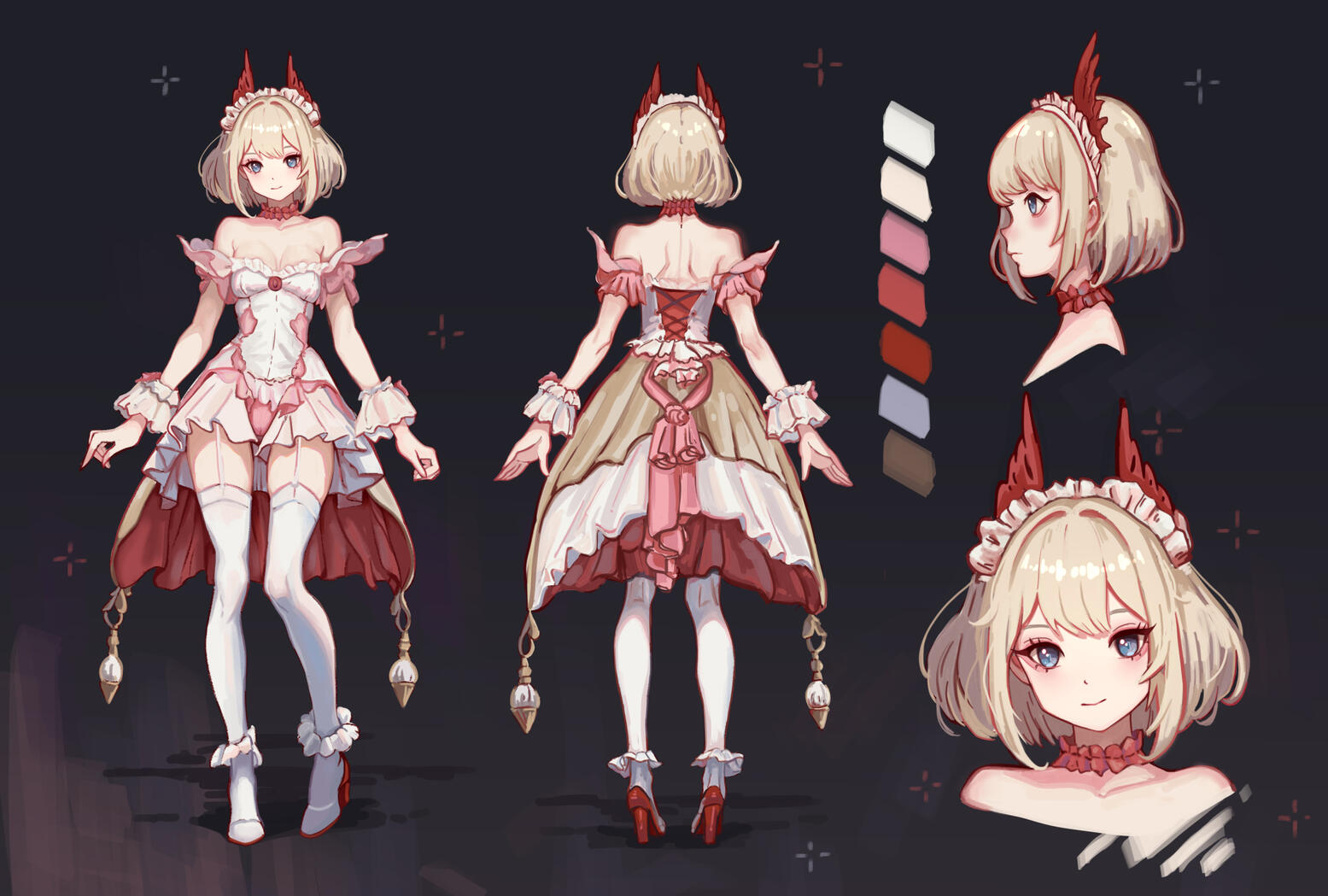 3 view/side